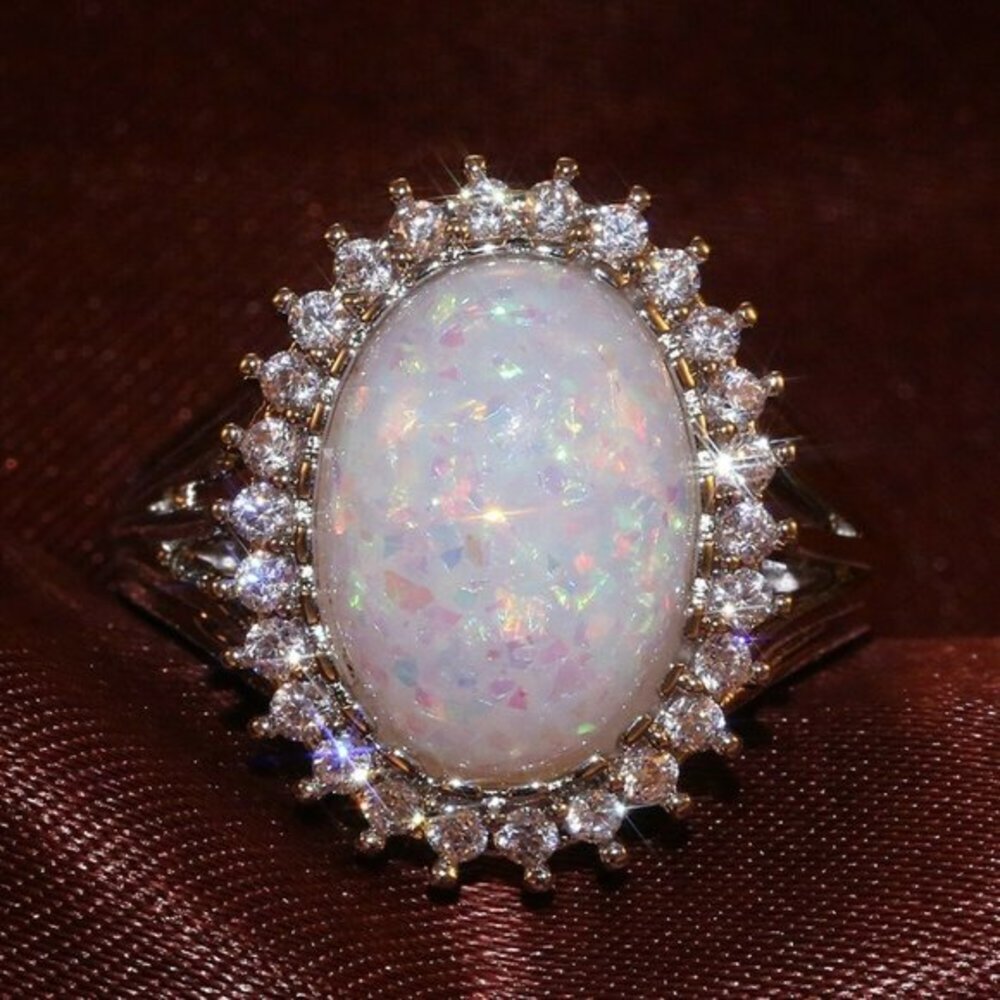 OPAL BRIDAL RING - Picture 2 of 3
